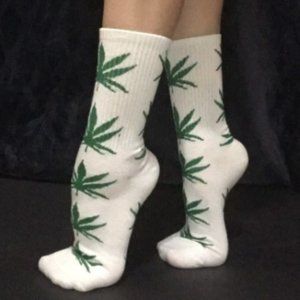 SOLD Plant Life Crew Socks